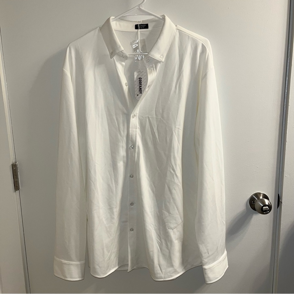 Coofandy White Dress Shirt